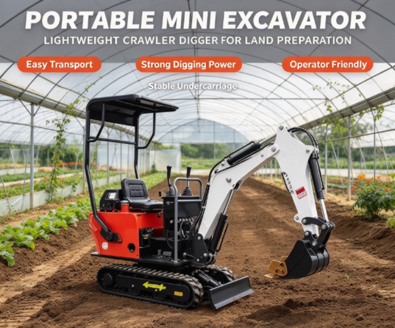 Farming Jobs - Mini-Bagger, neues chinesisches Modell, hochwertige Erdbewegungsmaschine
