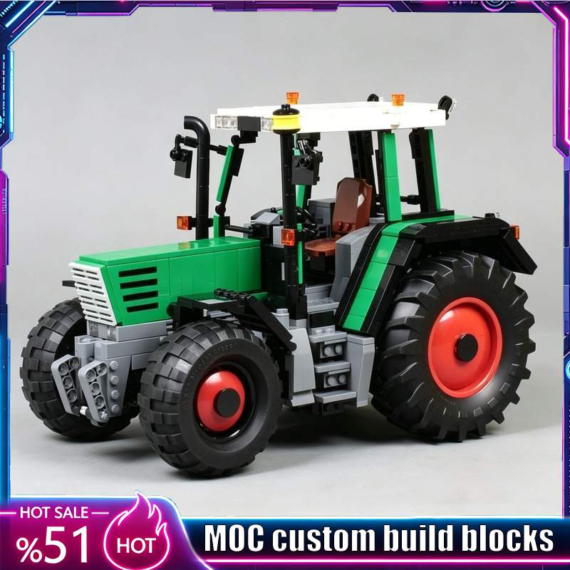 Agriculture Farming Education - 1269-teiliges Landwirtschaftliches Traktor-Fahrzeugmodell Benutzerdefinierte Bausteine DIY